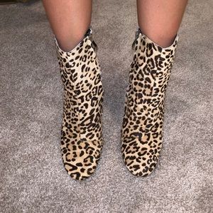 Cheetah booties